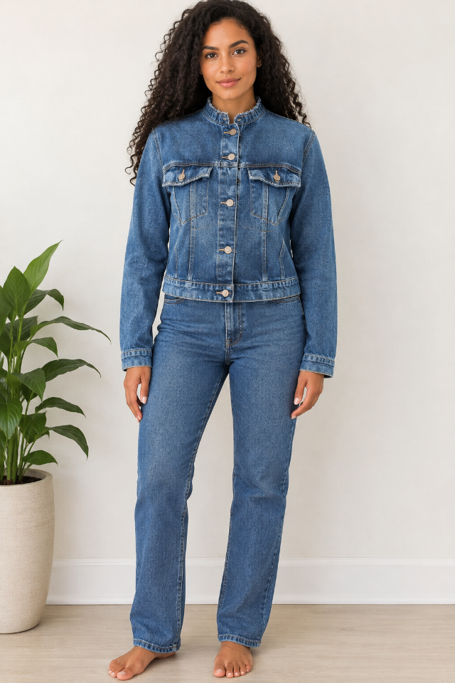 JAQUETA BLUE STEEL - TAM=G - BUSTO=110 - CINTURA=106 - COMPR=52  (ref. 15139)