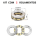 Rolamento F10-20M - 10x20x7 - 2 p�s