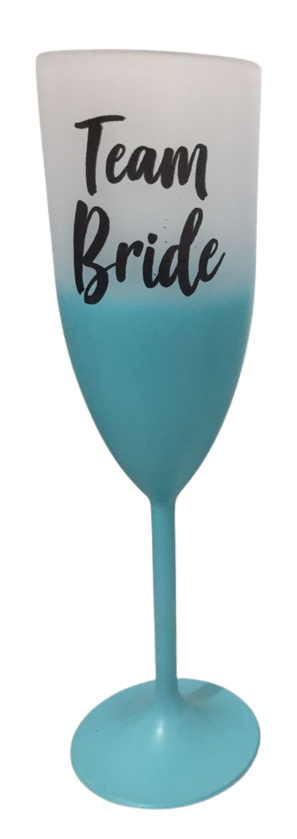 Taa de Champanhe 170 Ml Degrad Azul Tiffany e Personalizada