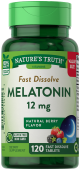 Melatonina 12mg - 120 Comprimidos Nature’s Truth importado dos Estados Unidos