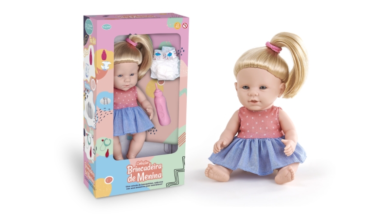Boneca Coleo Brincadeira De Menina Faz Xixi 1080 Pupee