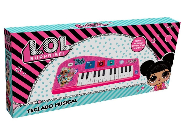 Piano Teclado Infantil Musical Bichos Fazendinha Rosa Art Brink