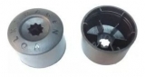 Kit 5 Capa Parafuso Antifurto Roda Golf Fox Polo Jetta Vw