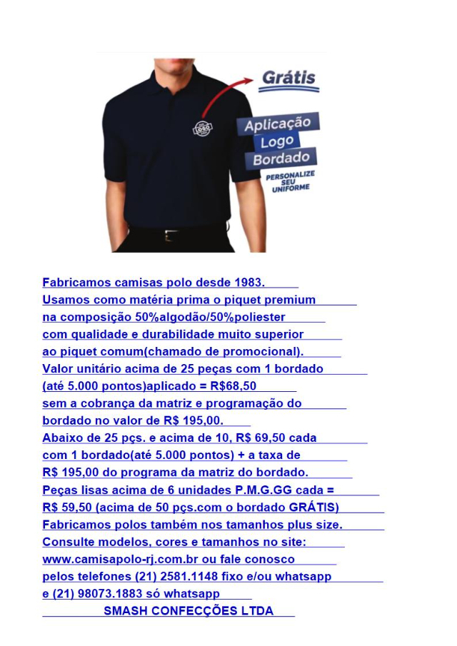 CAMISA POLO NO PIQUET PREMIUM COM APLICAÇÃO DE 1 LOGO BORDADO GRÁTIS?cache=20260928173042