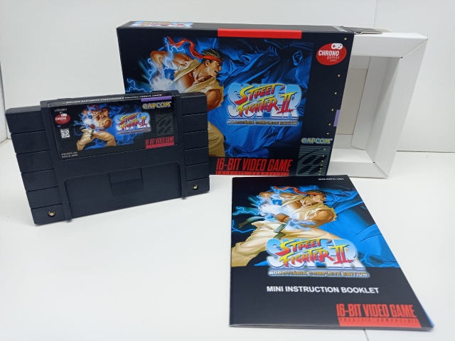 Super Street Fighter II Rodoviária Complete Collection P/ Super Nintendo Repro 