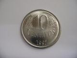 MR01005a - Brasil Moeda 10 centavos Real 1997 Flor FC