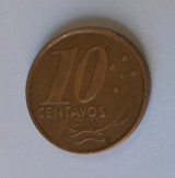 MR01008c - Brasil Moeda 10 centavos Real 2000 MBC Circulada
