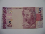 CR005023 - Brasil Cdula 5 Reais CD C341 Fe Flor De Estampa