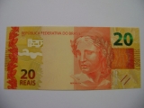 CR020019 - Brasil Cdula 20 Reais CC C351 Fe Flor de Estampa