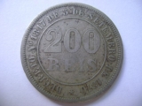 Rn0620 - Brasil Moeda 200 Ris 1877 Imprio