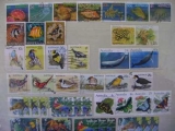 Rf0260 - Selos Temticos Fauna Aves Peixes Austrlia Lote