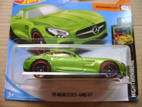 Hot wheels 15 mercedes amg best sale gt green