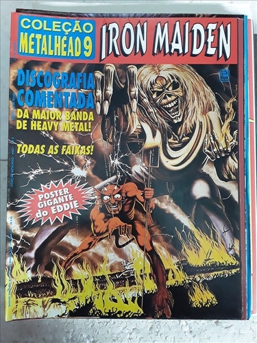 Ro127 - Iron Maiden Revista Poster Coleção Anos 80-90 Lt. 15 por R