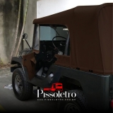 Capota Conversvel Pissoletro Para Jeep Willys CJ5 Caf de 1955 a 1983