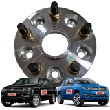 Alargador Espaador Roda Alumnio Volkswagen Amarok 50mm 4p