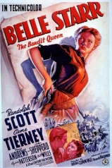 D025-A FORMOSA BANDIDA - Belle Satrr - 1941 - Randolph Scott-Gene Tierney-Dana Andrews-Chill Wills