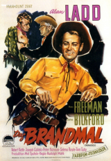 I039-A MARCA RUBRA - Branded - 1950 - Alan Ladd-Mona Freeman-Charles Bickford-Joseph Colleia