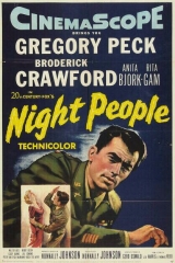 H191-A SOMBRA DA NOITE - Night People - 1954 - Gregory Peck-Broderick Crawford-Anita Bjork