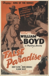 G231-HOPALONG CASSIDY-O Vingador Do Texas - False Paradise - 1948 - William Boyd-Elaine Ribley