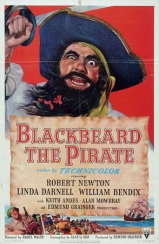 A091-BARBA NEGRA, O PIRATA - Blackbeard, The Pirate - 1952 - Roberty Newton-Linda Darnell-Keith Andes