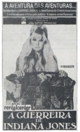 A169-A GUERREIRA DE INDIONA JONES - Yellow Hair And The Fortress Of Gold - 1984 - Laurene Landon-Aldo Sambrell-Eduardo Fajardo