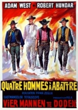 I102-(Leg)-OS QUATRO IMPLACVEIS - I 4 Inesorabili - 1965 - Adam West-Paola Barbara-Robert Hundar