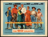 C118-DA TERRA NASCEM OS HOMENS - The Big Country - 1958 - Gregory Peck-Carroll Baker-Chuck Connors