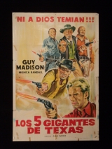 E051-5 GIGANTES DO TEXAS - I 5 Della Vendetta - 1966 - Guy Madison-Monica Randall-Vassil Karis