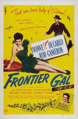 H047-(DUB)ERA SEU DESTINO-AKA, A DAMA DA FRONTEIRA - Frontier Gal - 1945 - Yvonne De Carlo-Rod Cameron-Fuzzy Knight