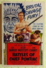 F156-OS QUE SABEM MORRER - Battles Of Chief Pontiac - 1952 - Lex Barker-Helen Westcott-Lon Chaney Jr.