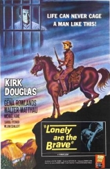 I105-SUA LTIMA FAANHA - Lonely Are The Brave - 1962 - Kirk Douglas-Gena Rowlands-Walter Matthau
