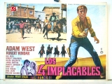 I102-(Leg)-OS QUATRO IMPLACVEIS - I 4 Inesorabili - 1965 - Adam West-Paola Barbara-Robert Hundar