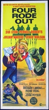H165-E QUATRO PARTIRAM A CAVALO - Four Rode Out - 1970 - Pernell Roberts-Sue Lyon-Julian Mateos-Leslie Nielson