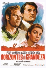 C118-DA TERRA NASCEM OS HOMENS - The Big Country - 1958 - Gregory Peck-Carroll Baker-Chuck Connors