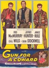 E098-ARMA PARA UM COVARDE - Gun For A Coward - 1957 - Fred MacMurray-Janice Rule-Jeffrey Hunter-Chill Wills