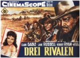 H191-(DUB)NAS GARRAS DA AMBIO - Te Tall Men - 1955 - Clark Gable-Jane Russell-Camerom Mitchell