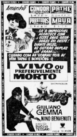 H020-VIVO OU PREFERIVELMENTE MORTO - Vivi o Preferibilmente Morti - 1969