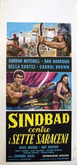 F118-SIMBAD CONTRA OS 7 SARRACENOS - Simbad Contro I Sette Saraceni - 1964 - Gordon Mitchell-Bella Cortez-Dan Harrison-Corroll Brown