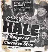 F144-MONTE HALE-O Fugitivo Vingador - Ranger Of Cherokee Strip - 1949 - Monte Hale-Alice Talton