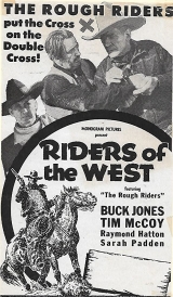 F255-BUCK JONES-Centauros Vingadores - Riders Of The West - 1942 - Buck Jones-Raymond Hatton-Sarah Padden