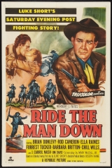 H076-MARCADO PARA MORRER, AKA Territrio Sem Lei - Ride The Man Down - 1952 - Brian Donlevy-Ella Raines-Rod Cameron