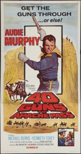 A078-OS RIFLES DA DESFORRA - 40 Guns To Apache Pass - 1967 - Audie Murphy-Laraine Stephens-Michael Bruns