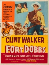 I037-O RIFLE DE 15 TIROS - Fort Dobbs - 1958 - Clint Walker-Virginia Mayo-Brian Keith