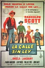 B012-OBRIGADO A MATAR - A Lawless Street - 1955 - Randolph Scott-Angela Lansbury-Warner Anderson