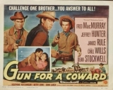 E098-ARMA PARA UM COVARDE - Gun For A Coward - 1957 - Fred MacMurray-Janice Rule-Jeffrey Hunter-Chill Wills