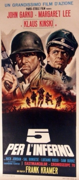 A191-CINCO PARA O INFERNO - 5 Per L’inferno - 1969 - Gianni Garko-Klaus Kinski-Margarete Lee