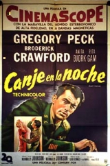 H191-A SOMBRA DA NOITE - Night People - 1954 - Gregory Peck-Broderick Crawford-Anita Bjork