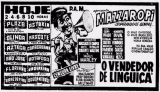 E269-MAZZAROPI-O VENDEDOR DE LINGUIA - 1962 - Amacio Mazzaropi-Geny Prado-Francisco Di Franco