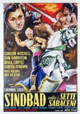 F118-SIMBAD CONTRA OS 7 SARRACENOS - Simbad Contro I Sette Saraceni - 1964 - Gordon Mitchell-Bella Cortez-Dan Harrison-Corroll Brown
