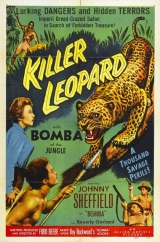 D013-BOMBA, LEOPARDO ASSASSINO - Killer Leopard - 1954 - Johnny Sheffield-Beverly Garland